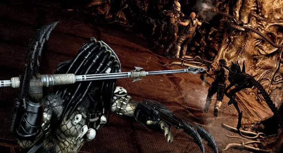 铁血战士若是真的那么爱彰显勇武为何要一直依靠高科技装备花式虐狗