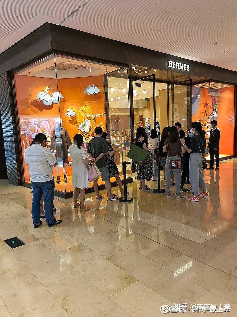 今天来了广州的太古汇逛了一下,各大奢侈品店门口排起了长龙.