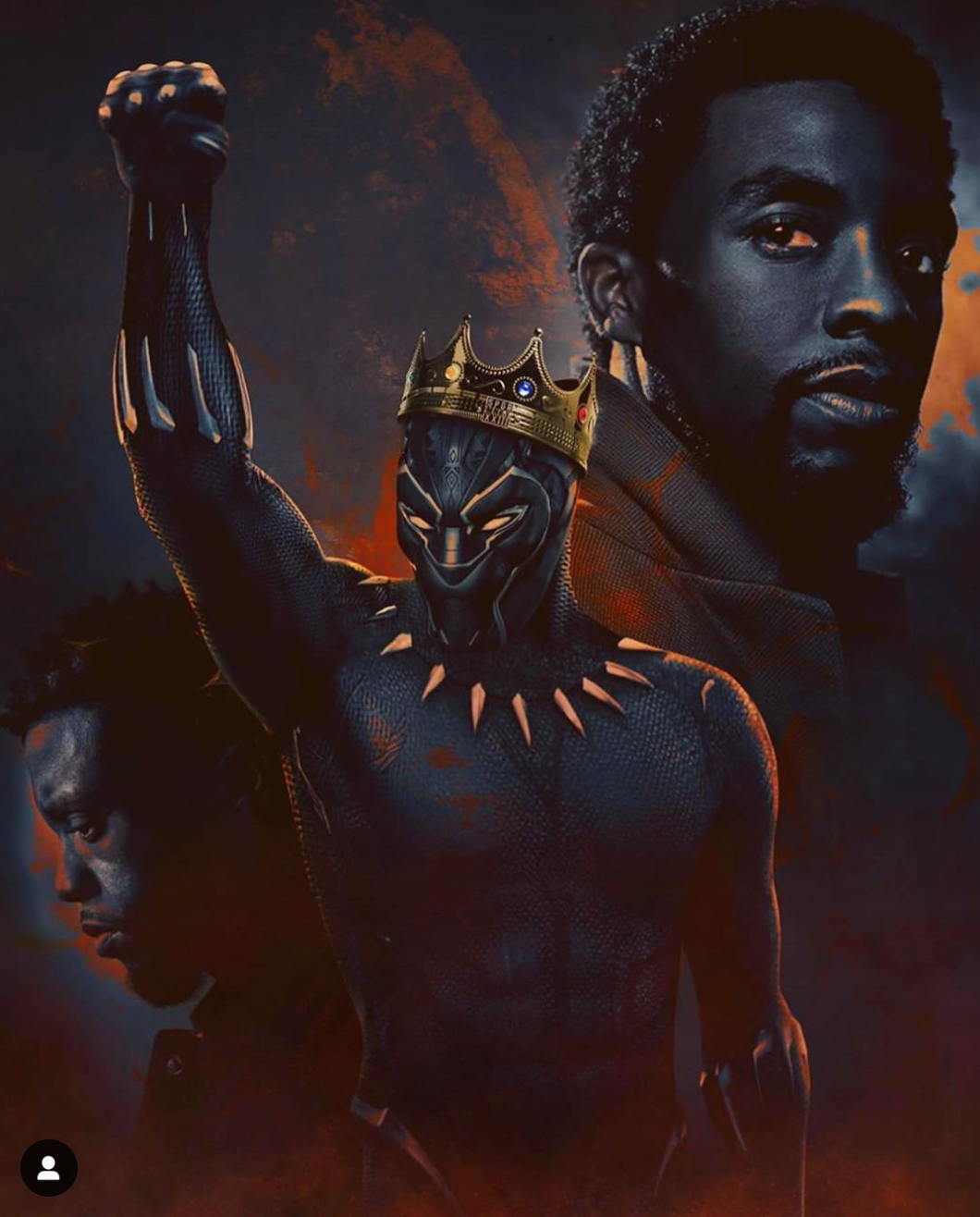 瓦坎达forever永远的黑豹用创作纪念chadwickboseman