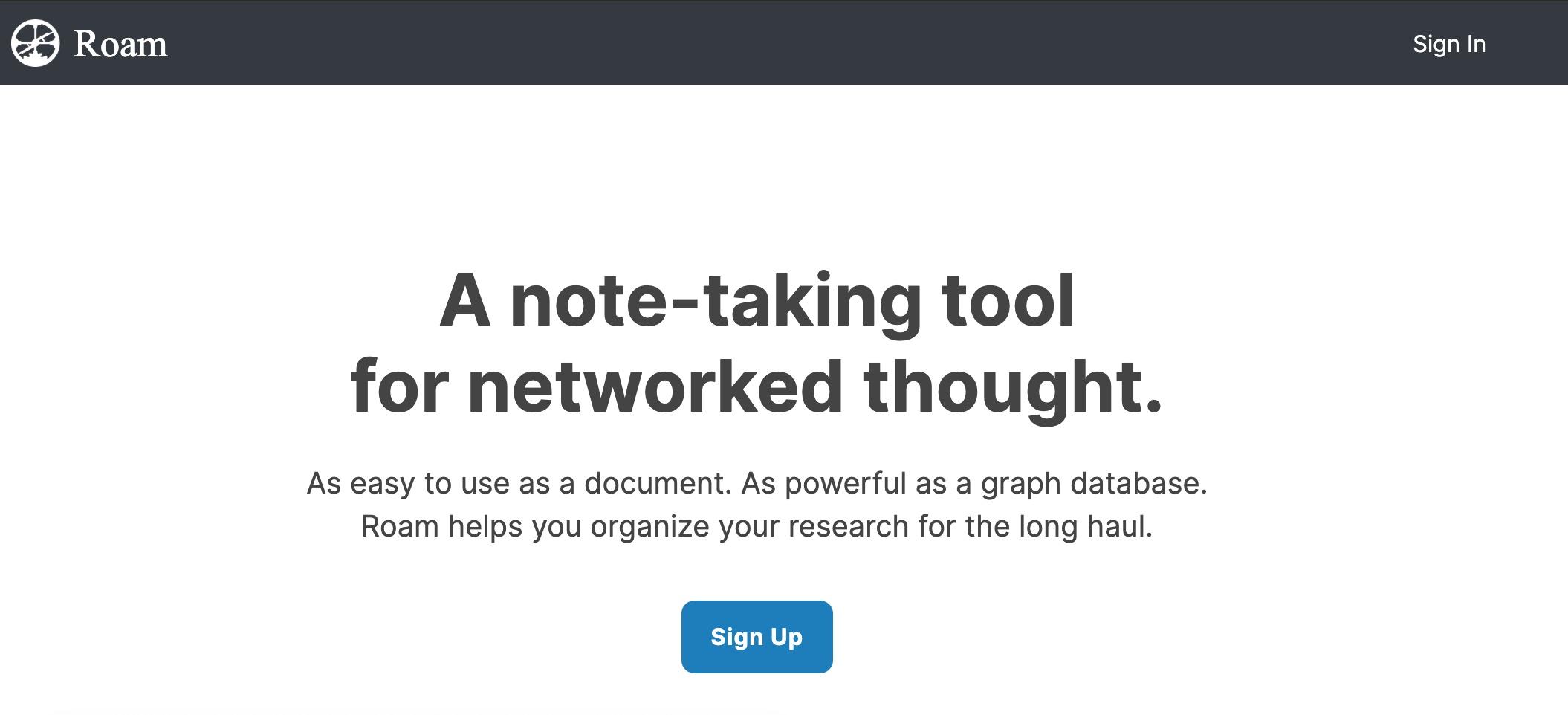 用了就回不去的新型笔记工具Roam Research - 知乎