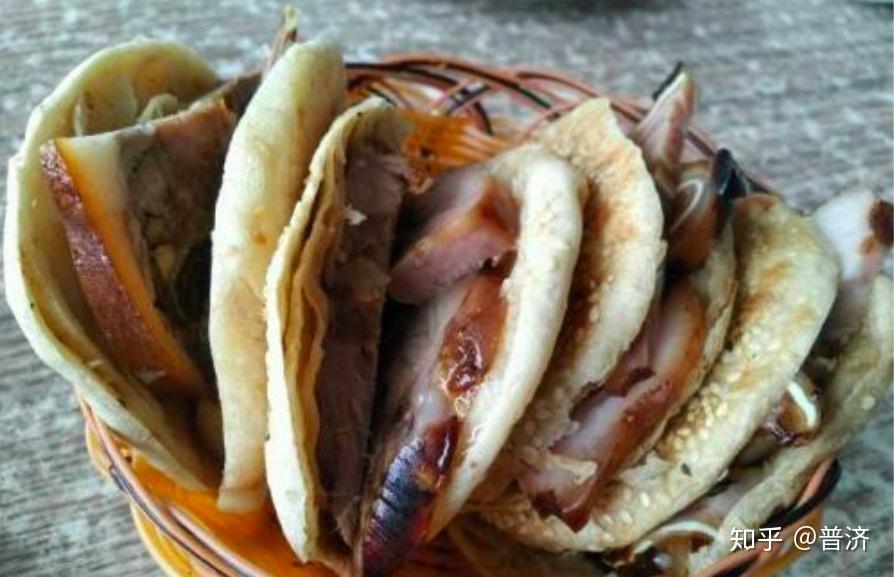 汜水烧饼夹热烧饼夹冷猪头肉原来你就是古代的肉夹馍