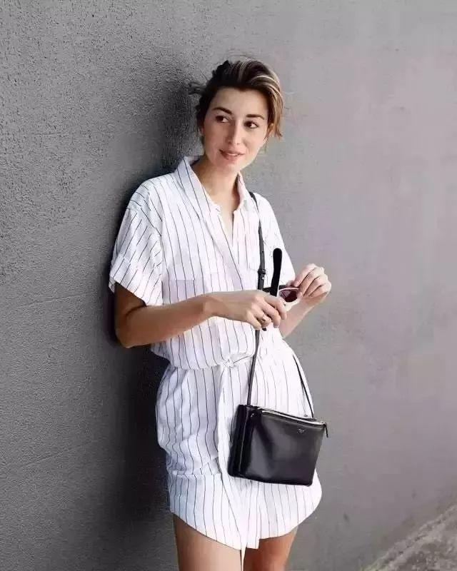 短发裙子这样的搭配太太太有气质了