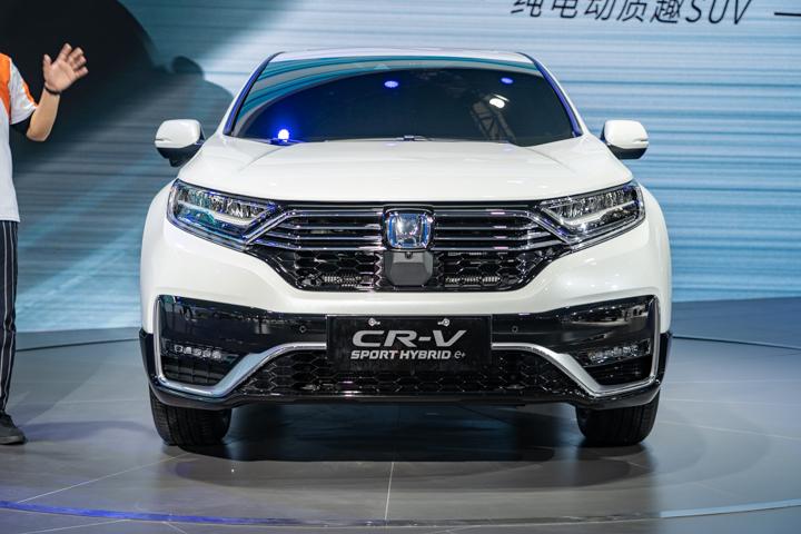 本田国内首款插电混动产品实拍本田crv锐61混动e