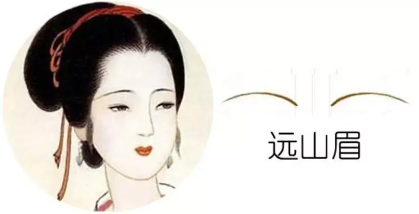 古代美女的美貌离不开眉毛