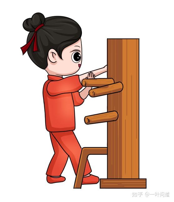 一叶问道叶问少儿咏春咏春拳木人桩的学习要诀