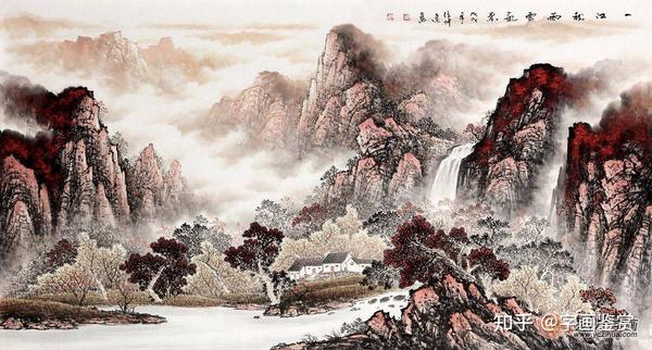 客厅挂什么画？名家手绘山水国画 收藏价值十足 - 知乎