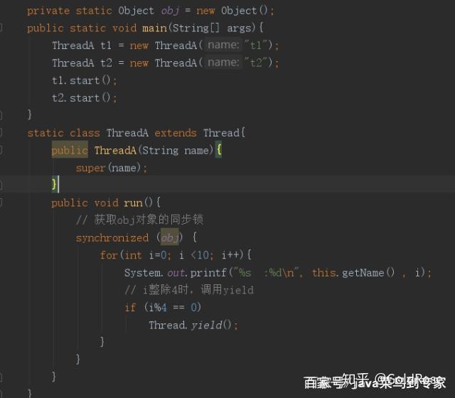 java多线程——Thread类方法run start join yield含义 知乎