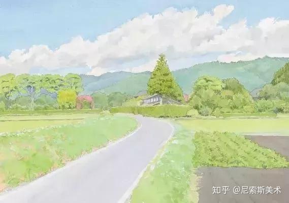 盘点4位日本著名画家的水彩风景 美不胜收 知乎