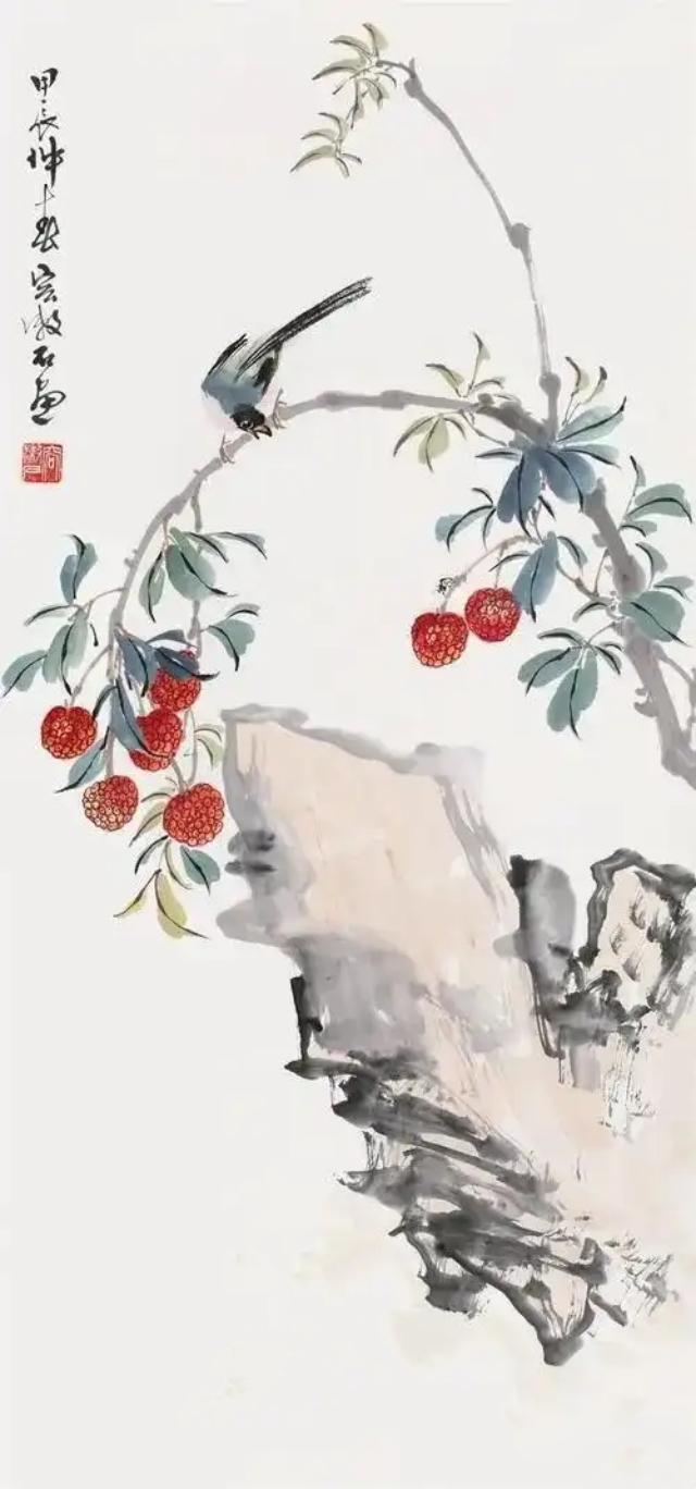这位岭南画家的荔枝,画得很吉利! - 知乎