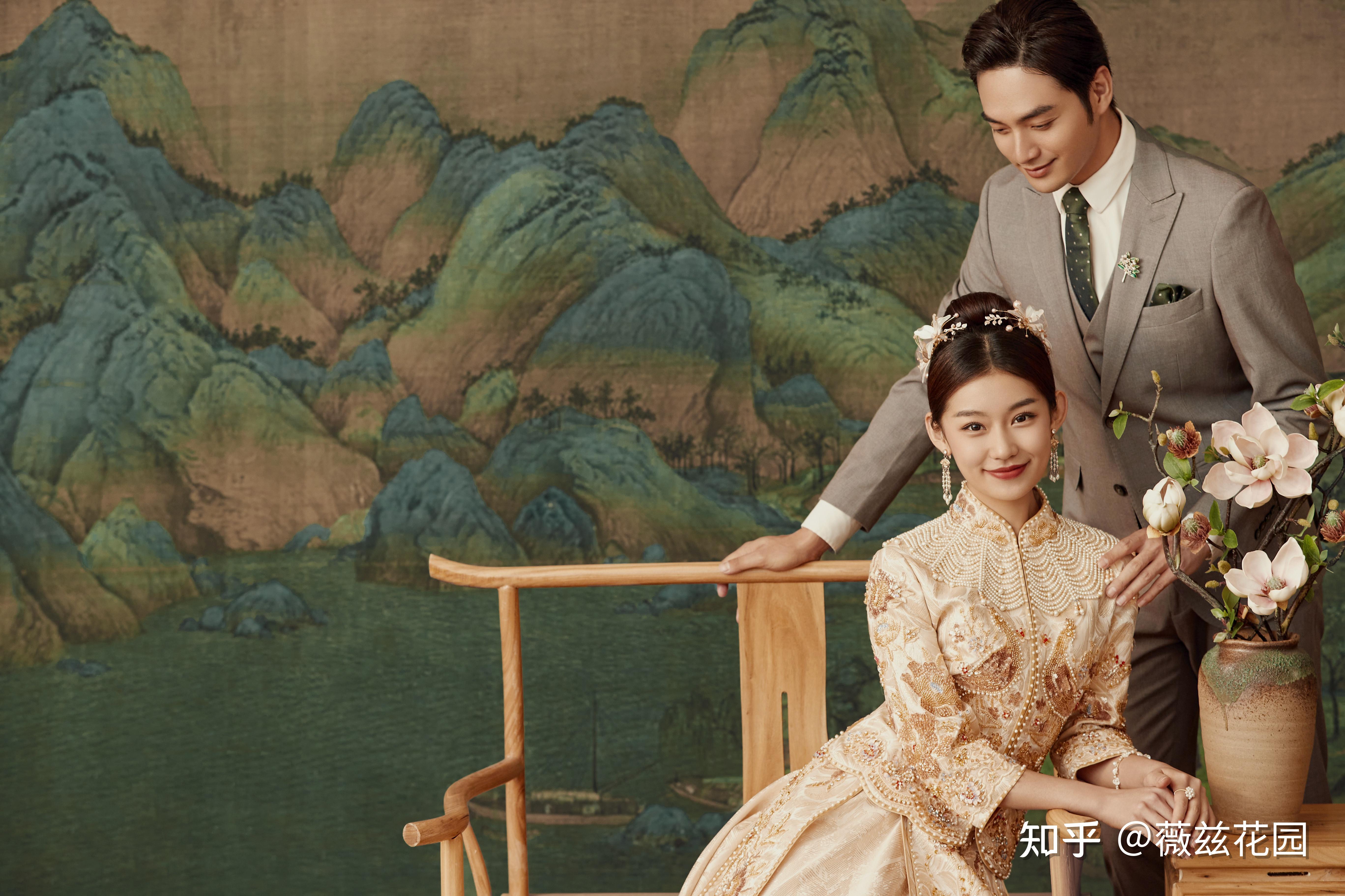 父母看了都称赞的新中式复古婚纱照