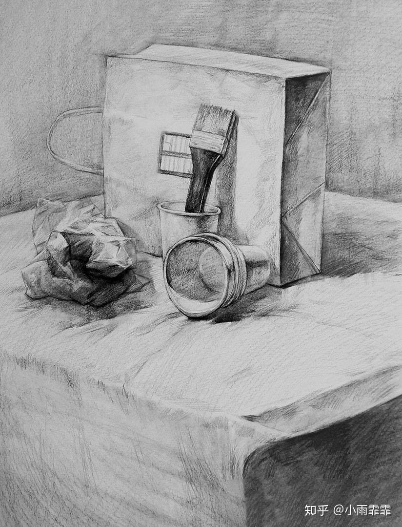 素描中怎样画出纸的质感? - 知乎