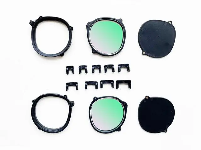 ourvr九档瞳距可调vr磁吸近视眼镜镜片评测