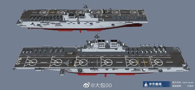 (来源:微博@大包00)076型两栖攻击舰想象图实际上,如果单纯从装备发展
