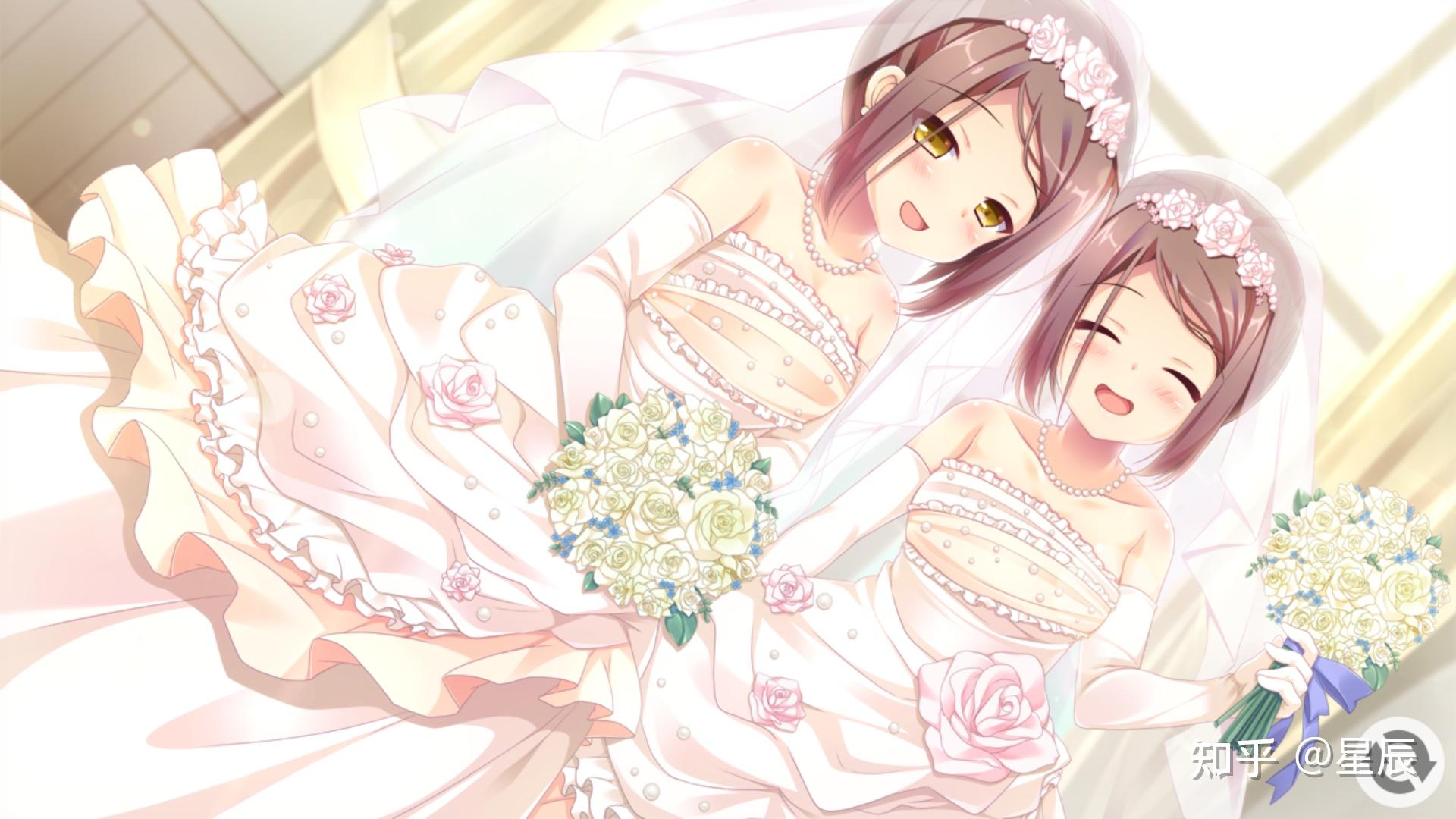 有哪些galgame中的精美婚纱图?