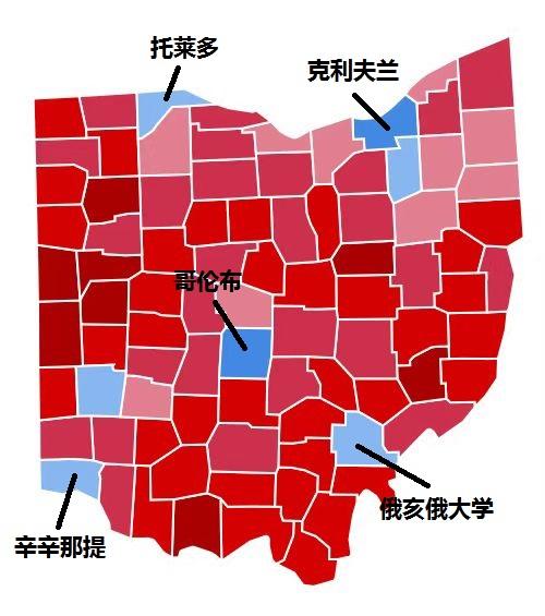 俄亥俄州克利夫兰地图图片