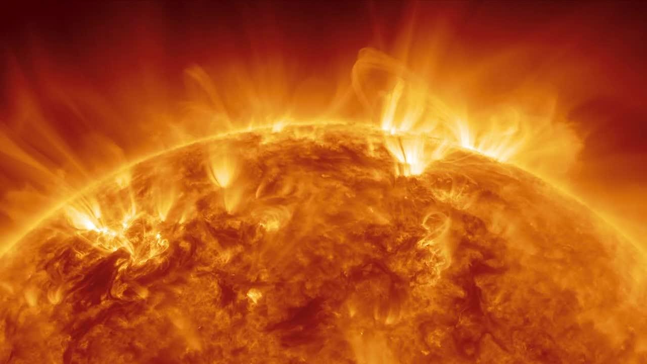 太壮观了!nasa公开了一段太阳真实的画面,看起来很酷