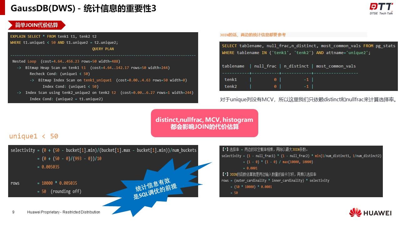 DTSE Tech Talk 第18期丨统计信息大揭秘，数仓SQL执行优化之密钥 - PmDaddy