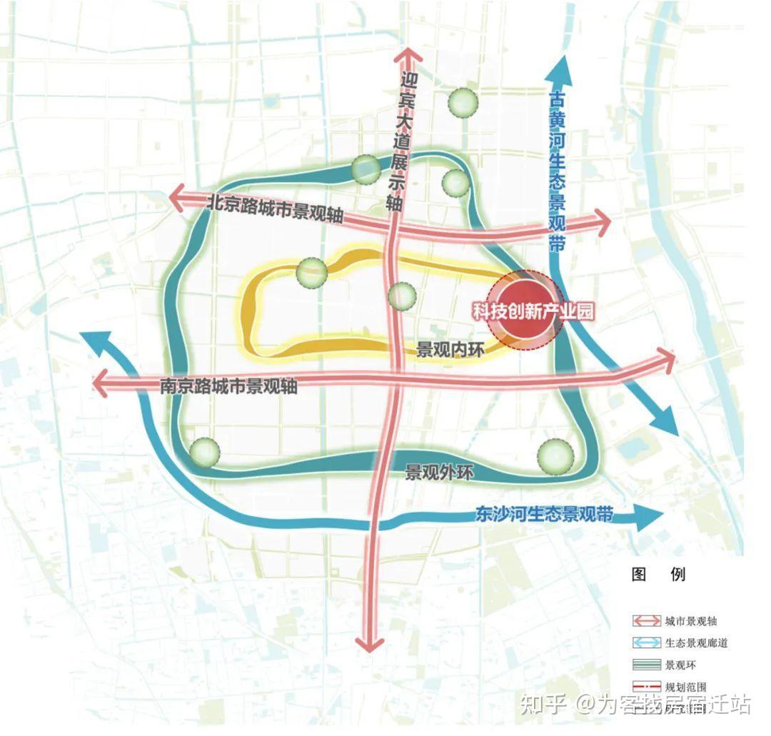 5综合交通规划快速路:两横两纵——通湖大道,迎宾大道,北京路和上海