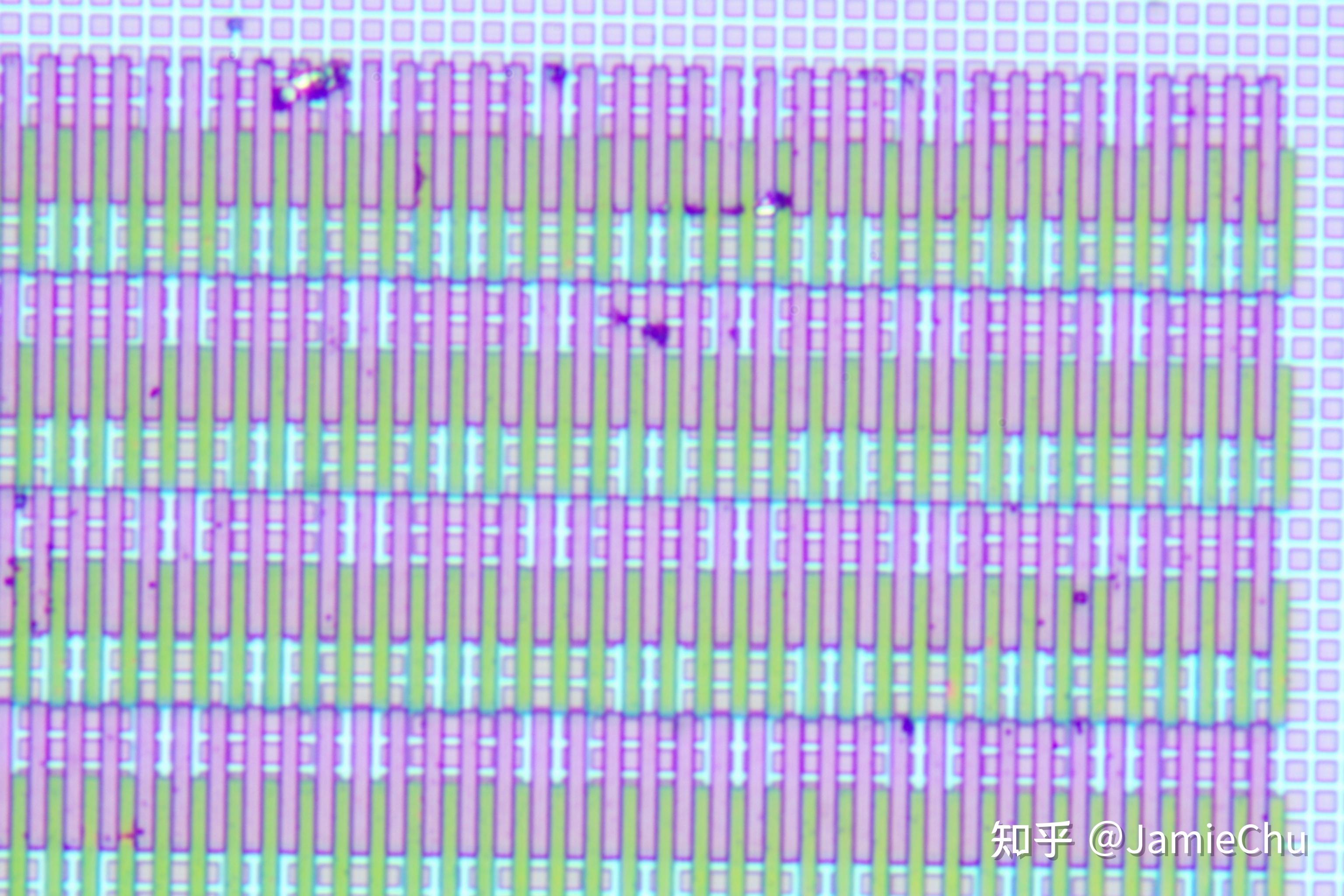 显微镜下的cpu内部图图片