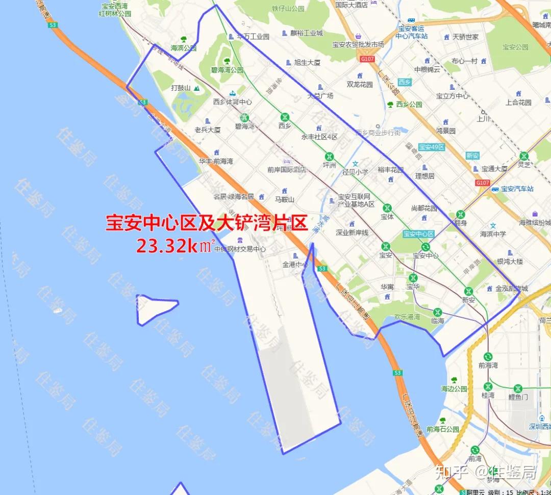 前海扩区后地图图片