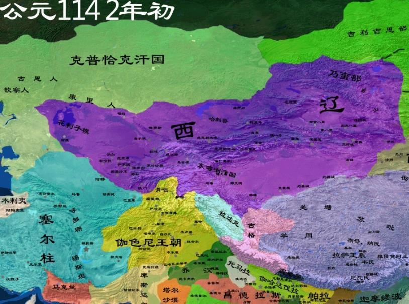 3 察合台汗国西辽统治中亚将近百年后灭于蒙古,成为成吉思汗之子察合