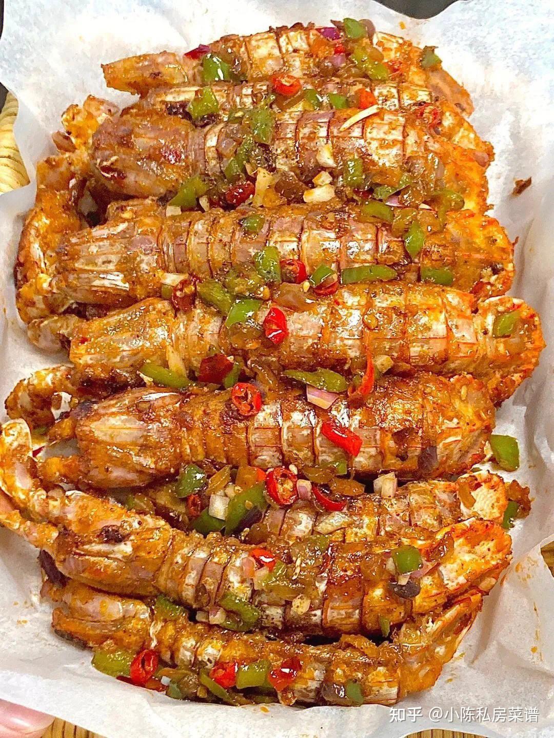 小陈私家菜:椒盐濑尿虾