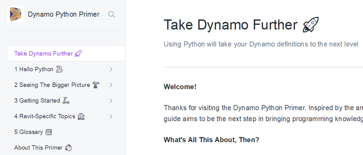 Dynamo应用秘籍:39:Dynamo Python Primer - 知乎