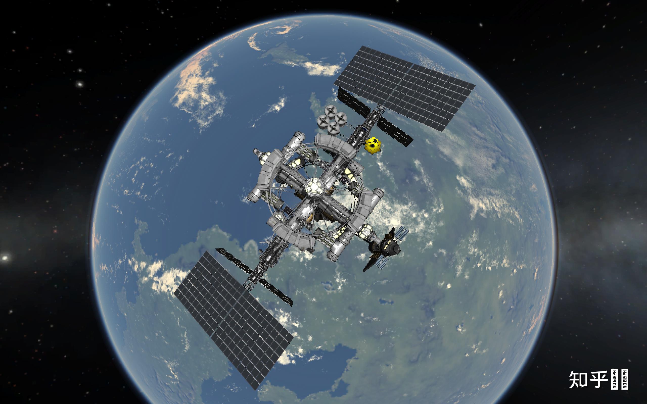 太空站虚拟背景高清图片