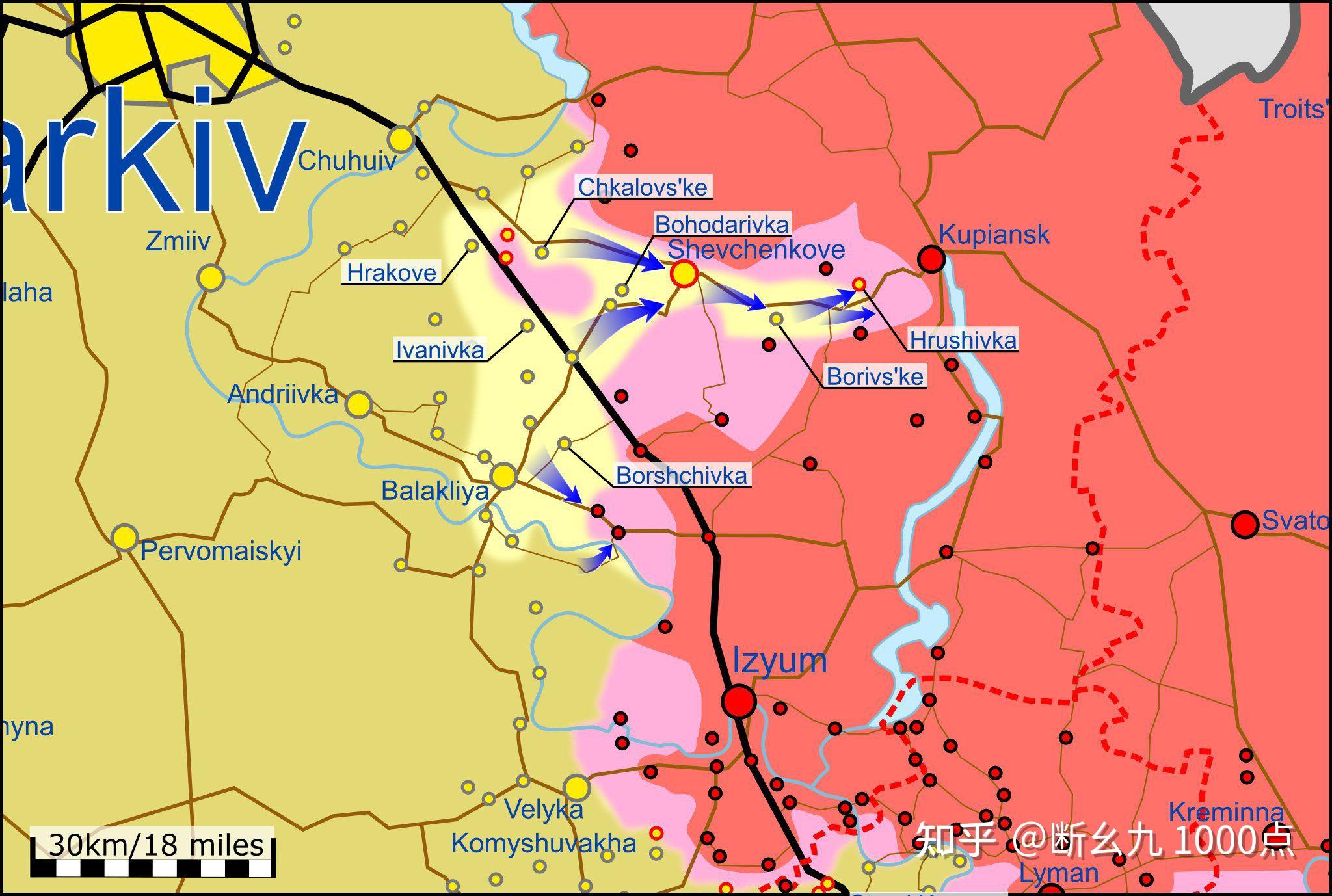 哈爾科夫大捷?烏軍推進50公里,收復近700平方公里的國土 - 知乎