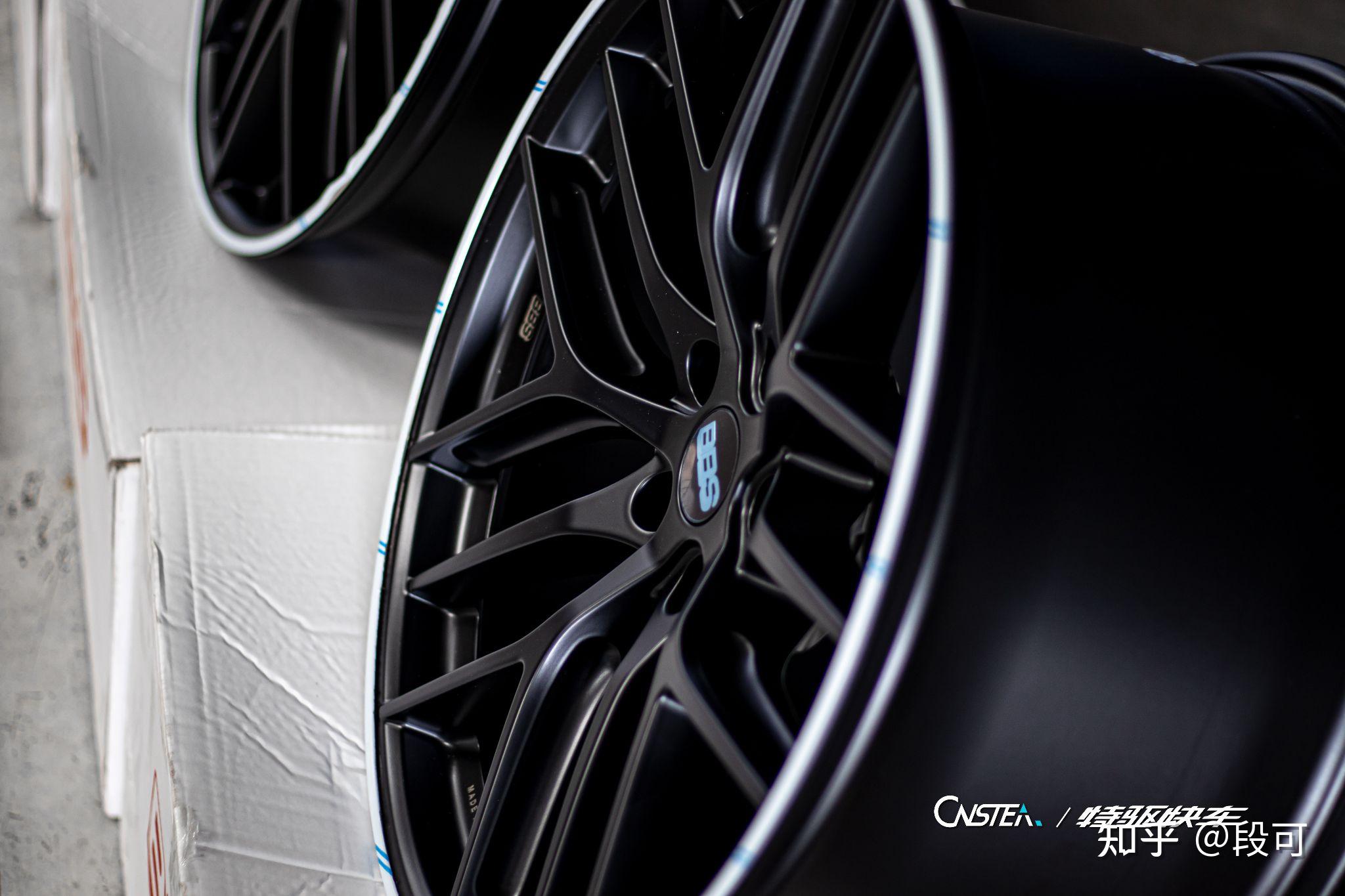 宝马740黑武士改装德国bbsccr轮毂