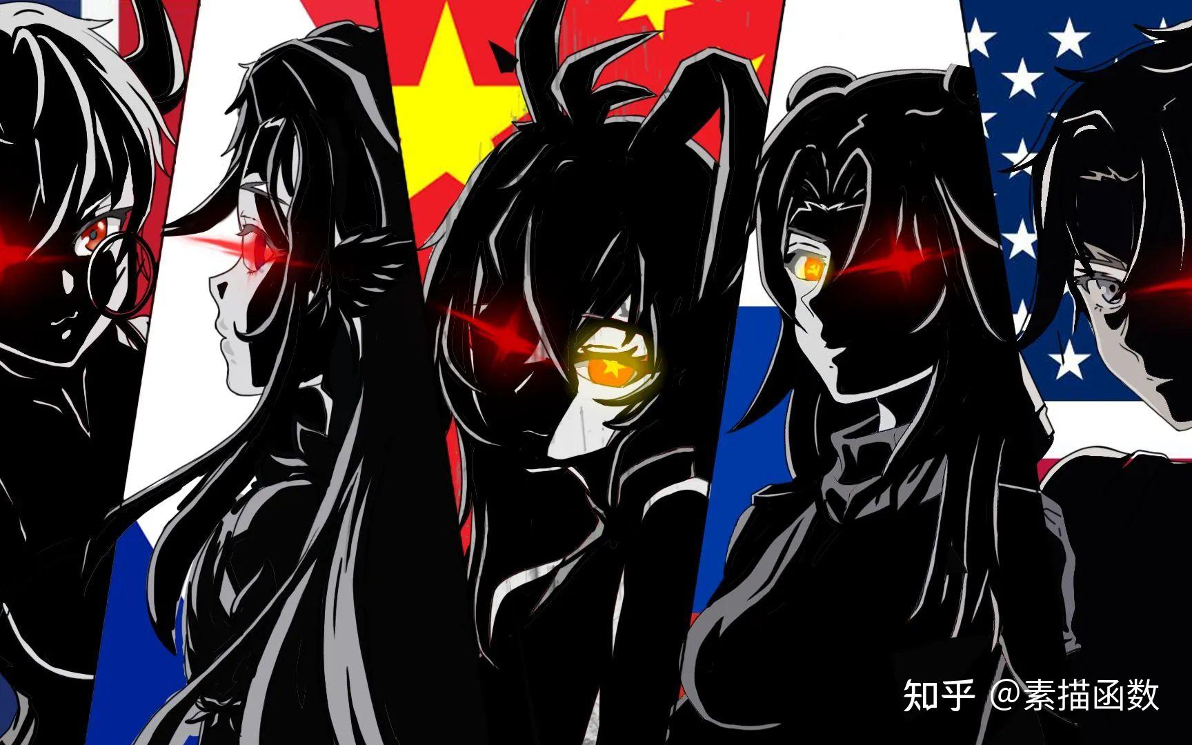 五常拟人壁纸-千图网