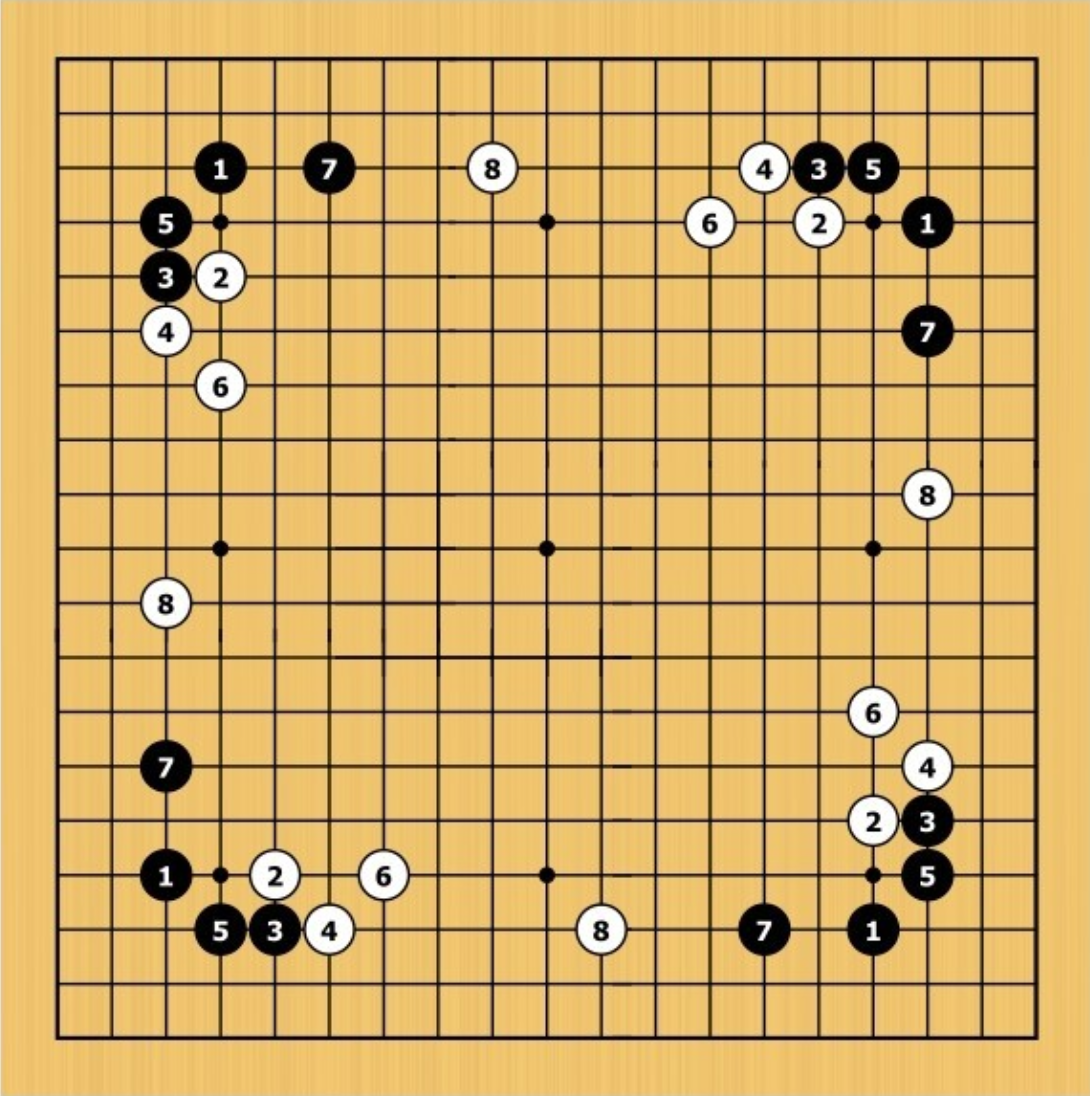 围棋开局定式图片