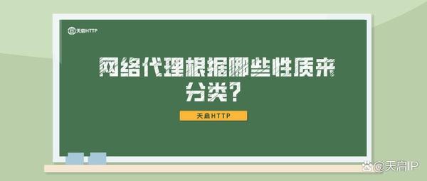 网络代理可按哪些性质进行分类,一文了解 - 知乎