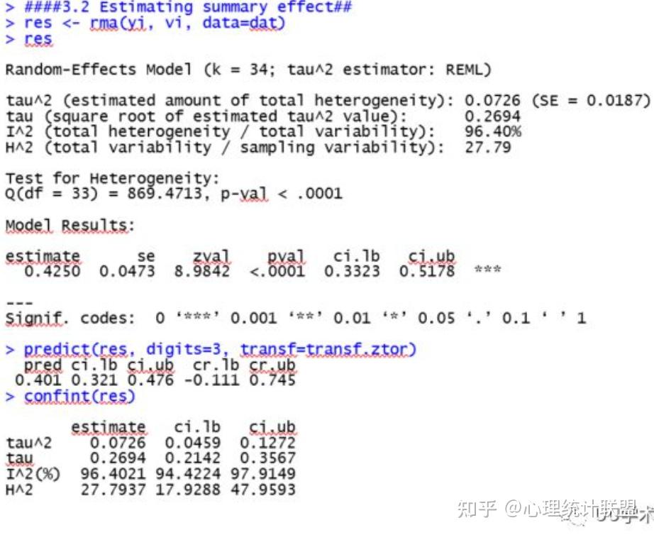 元分析所用R全部代码及详细解释 - 知乎