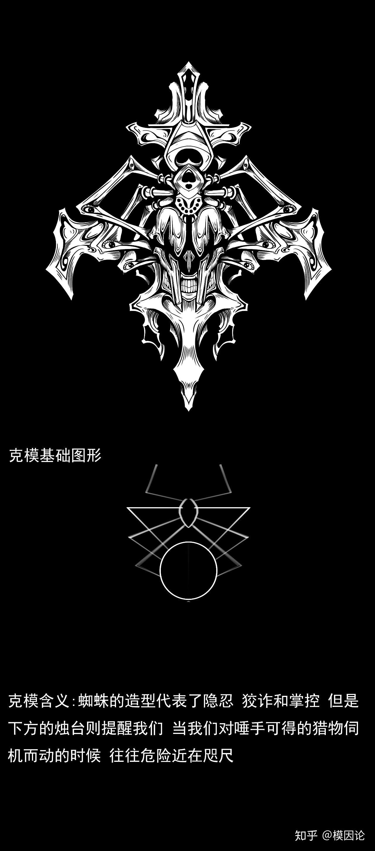 居容台死神骷髅图腾设计