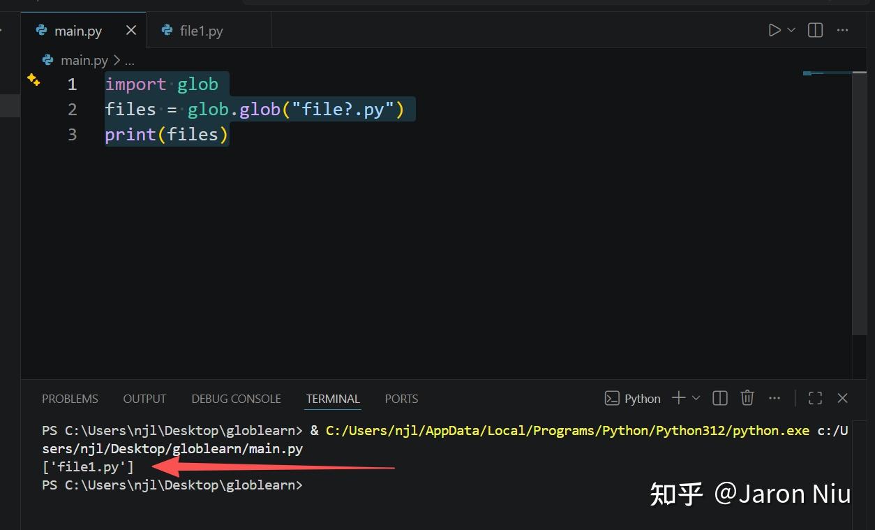 python glob module methods (with patterns) ... Python glob 库 - 知乎