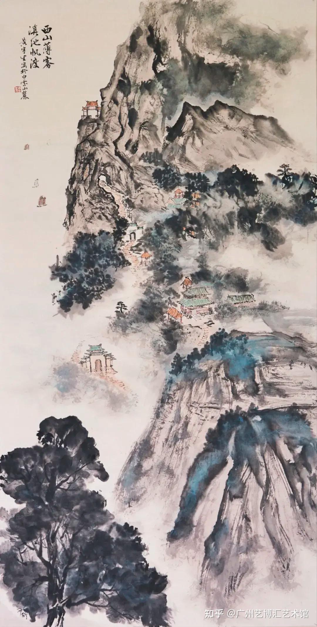 咫尺千里,风起云涌——观黄宇生国画作品有感 - 知乎