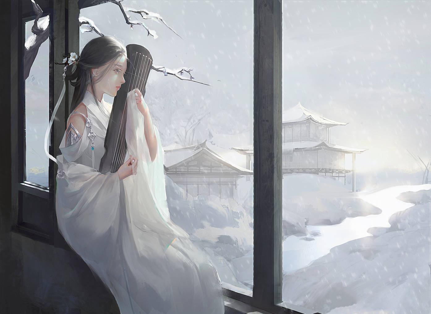 有没有那种很唯美的二次元女孩流泪的壁纸