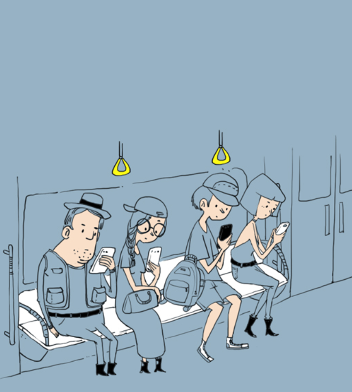 低头族真的可怕