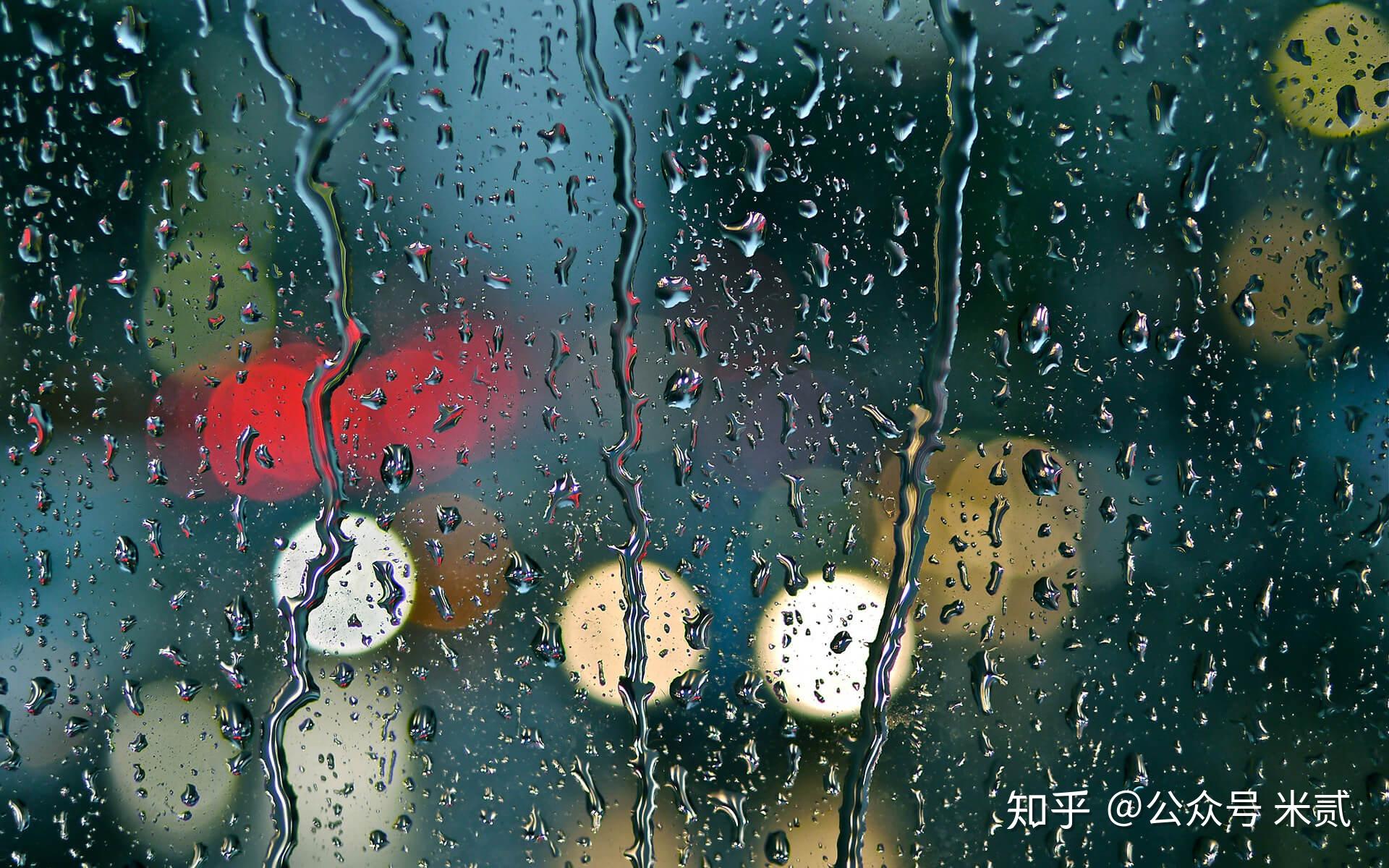 雨天玻璃壁纸图片