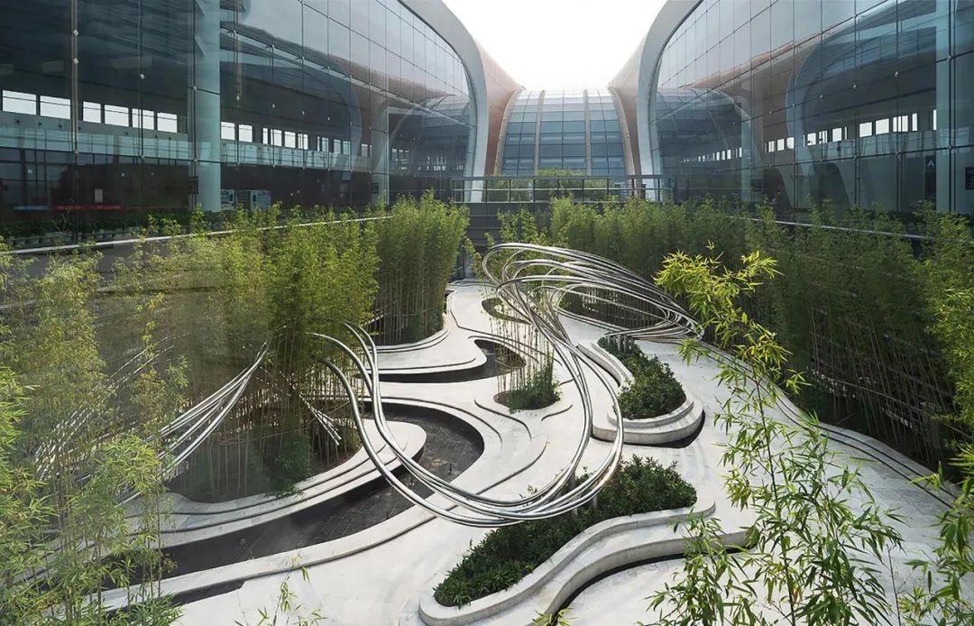 北京大兴国际机场航站区指廊庭院景观工程