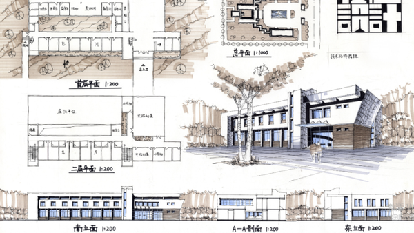 80张高分建筑快题设计 - 知乎