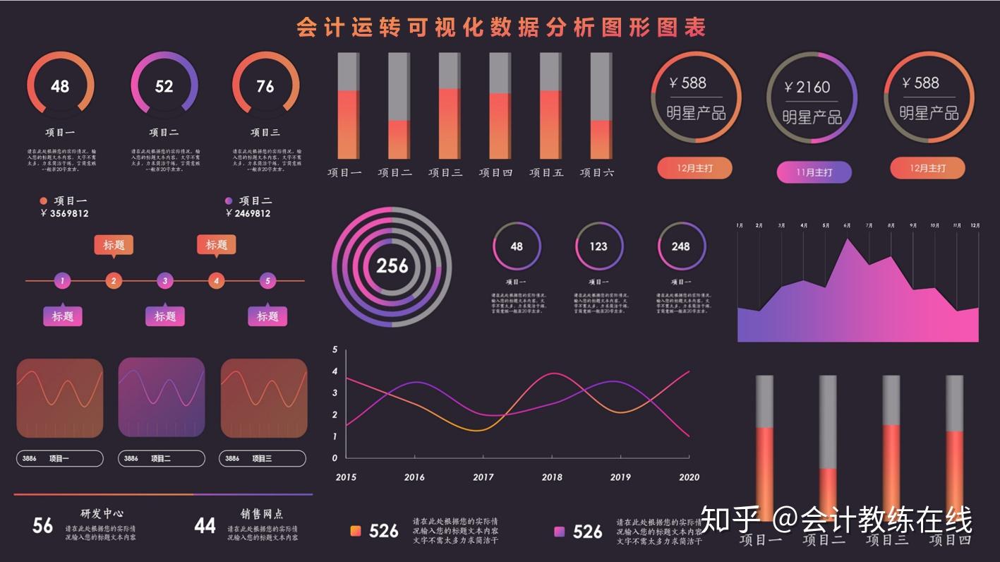 财务分析可视化数据图表