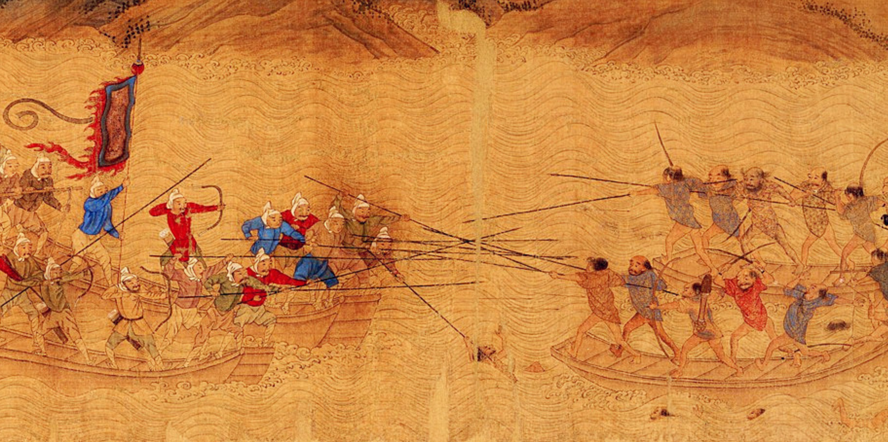 古代打仗的画面怎么画图片
