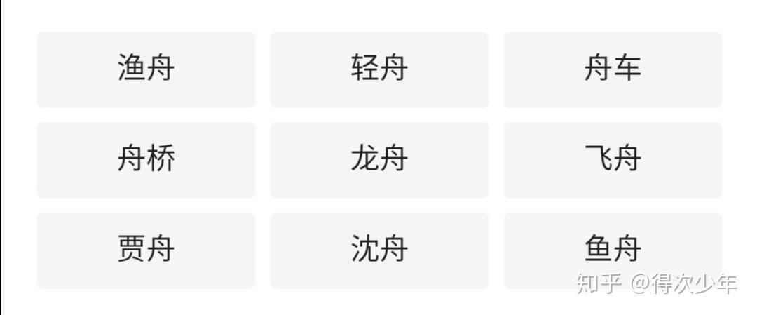 舟代表什么数字