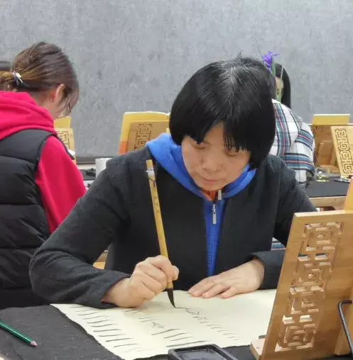 章桐书法让毛笔听话