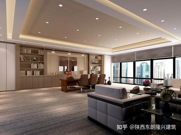陕西国企办公装修设计，国企单位装修设计风格，集团公司装修 - 知乎