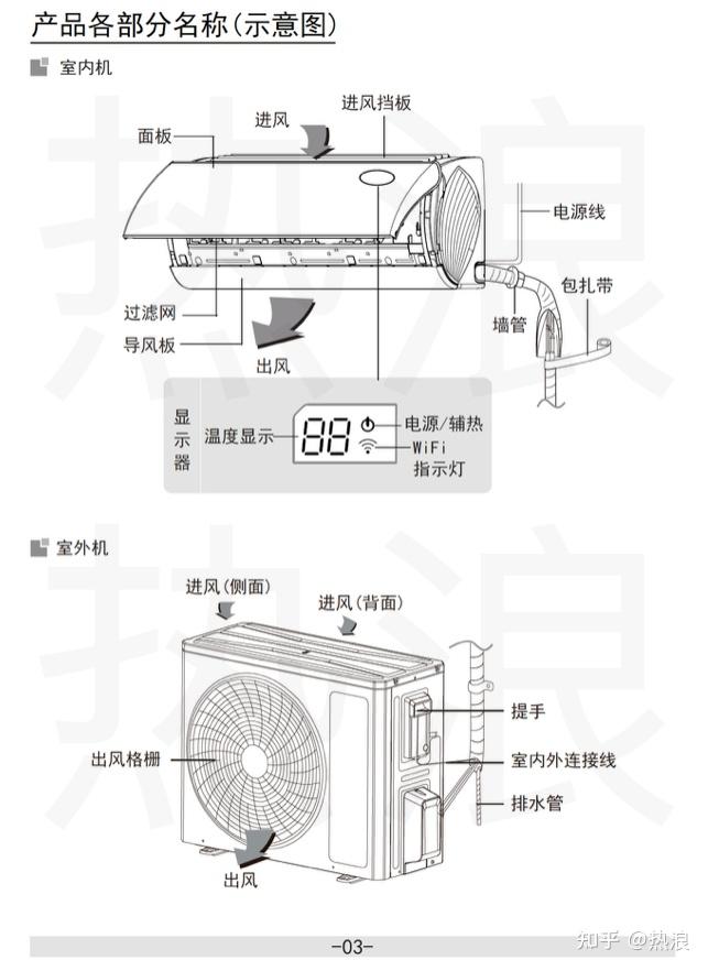 格力云轩空调说明书 1级能效空调挂机