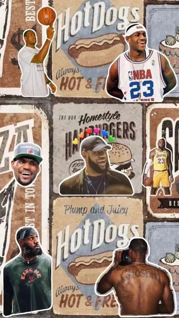 篮球壁纸创意复古风锁屏