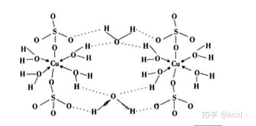 五水硫酸铜的配位键只有4个水,为什么叫做五水? - 知乎